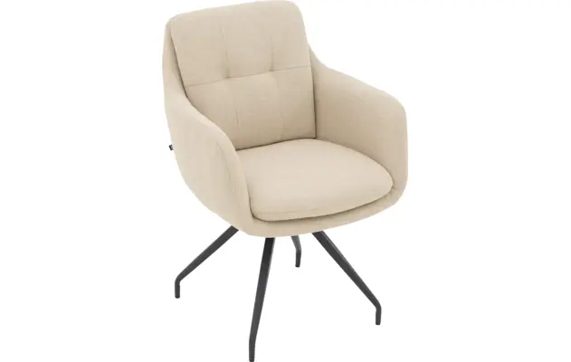 Goossens eetkamerstoel mirthe beige stof - 8252167-goossens-mirthe-eetkamerstoel-stof-beige-06