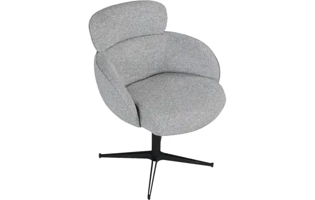 Goossens eetkamerstoel suus grijs stof - 8252187-goossens-suus-eetkamerstoel-stof-grijs-05