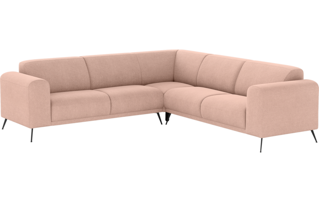 Goossens hoekbank shallow roze stof - 8252372-goossens-shallow-bank-stof-roze-02
