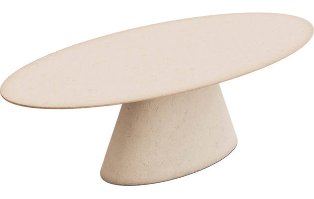 Goossens eettafel stone beige beton - 8252429-goossens-stone-eettafel-beton-beige-02