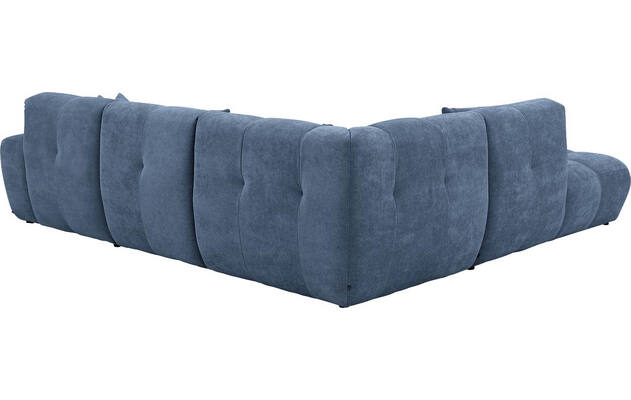 Goossens excellent hoekbank kubus blauw stof - 8252716-gespiegeld-04