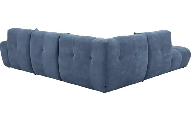 Goossens excellent hoekbank kubus blauw stof - 8252716-gespiegeld-04