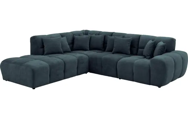 Goossens excellent hoekbank kubus blauw stof - 8252719-gespiegeld-03