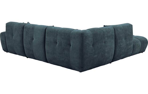 Goossens excellent hoekbank kubus blauw stof - 8252719-gespiegeld-04