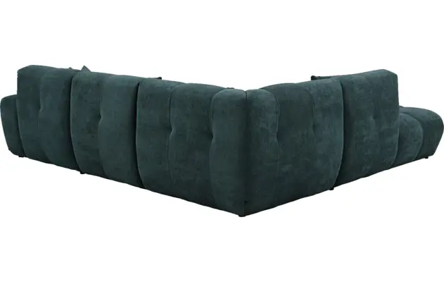 Goossens excellent hoekbank kubus groen stof - 8252721-gespiegeld-04