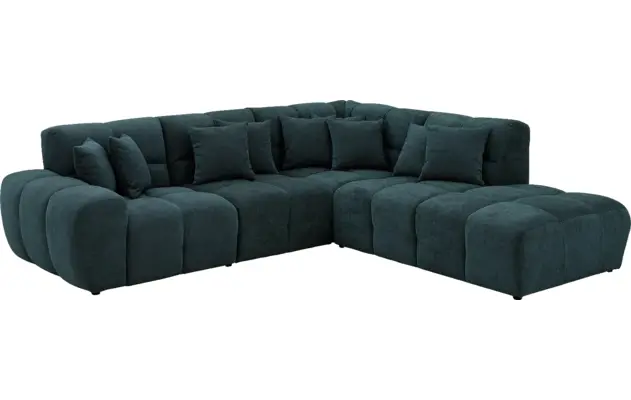 Goossens excellent hoekbank kubus groen stof - 8252721-goossens-excellent-kubus-bank-stof-groen-02