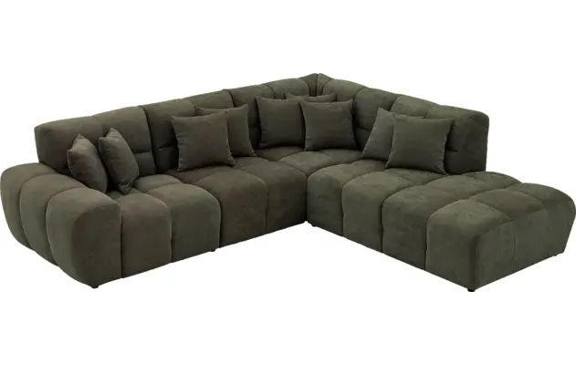 Goossens excellent hoekbank kubus groen stof - 8252722-goossens-excellent-kubus-bank-stof-groen-04