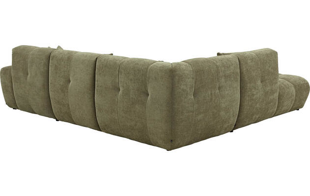 Goossens excellent hoekbank kubus groen stof - 8252723-gespiegeld-04