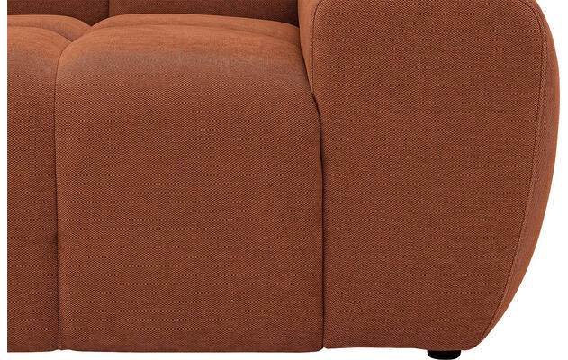 Goossens excellent hoekbank kubus bruin stof - 8252725-gespiegeld-07