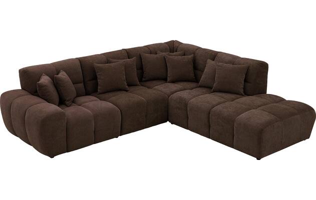 Goossens excellent hoekbank kubus bruin stof - 8252727-goossens-excellent-kubus-bank-stof-bruin-04