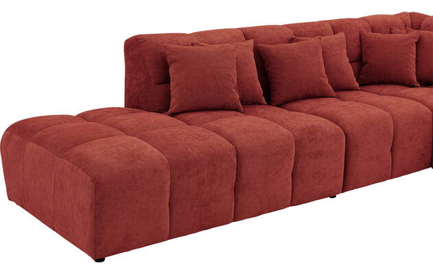 Goossens excellent hoekbank kubus rood stof - 8252747-gespiegeld-07