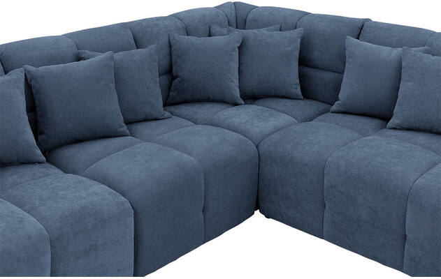 Goossens excellent hoekbank kubus blauw stof - 8252748-gespiegeld-06