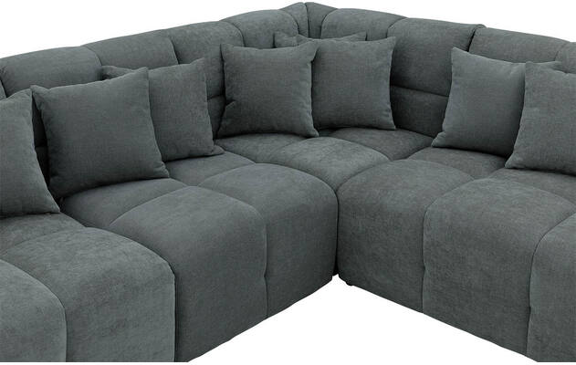 Goossens excellent hoekbank kubus groen stof - 8252750-gespiegeld-06
