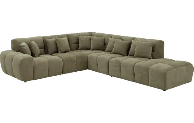 Goossens excellent hoekbank kubus groen stof - 8252755-goossens-excellent-kubus-bank-stof-groen-02