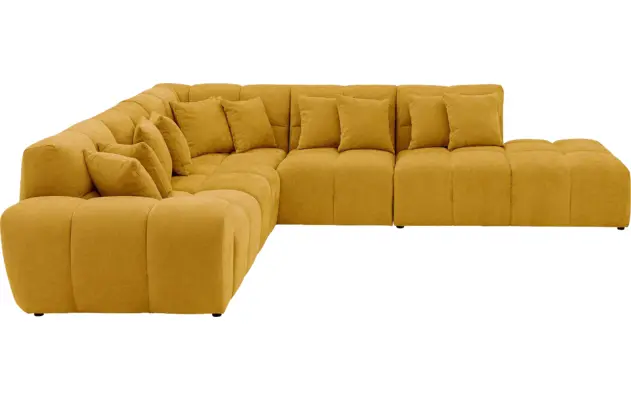 Goossens excellent hoekbank kubus geel stof - 8252756-goossens-excellent-kubus-bank-stof-geel-03