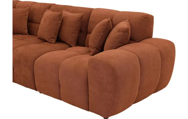 Goossens excellent hoekbank kubus bruin stof - 8252757-gespiegeld-05