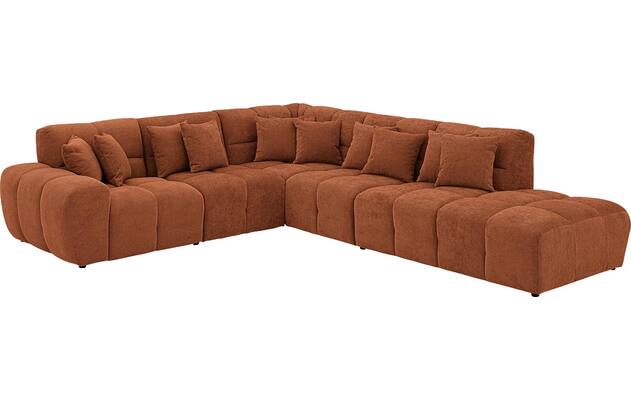 Goossens excellent hoekbank kubus bruin stof - 8252757-goossens-excellent-kubus-bank-stof-bruin-02
