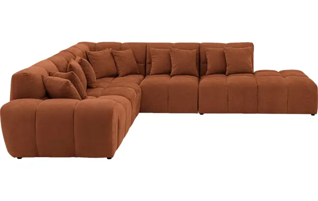 Goossens excellent hoekbank kubus bruin stof - 8252757-goossens-excellent-kubus-bank-stof-bruin-03