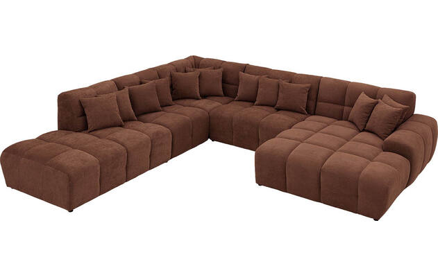 Goossens excellent u bank kubus bruin stof - 8252790-gespiegeld-05