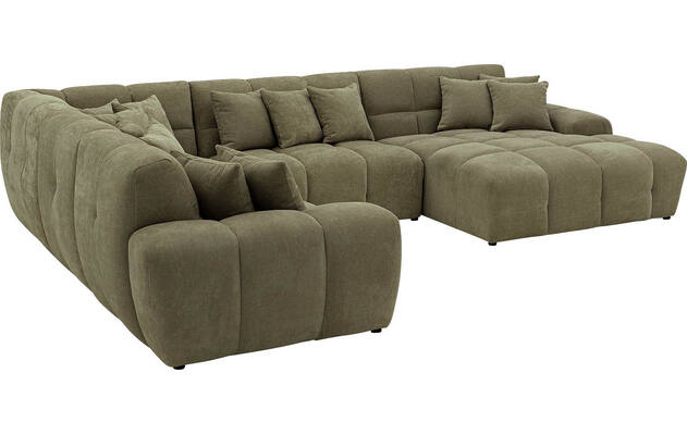Goossens excellent u bank kubus groen stof - 8252841-gespiegeld-09