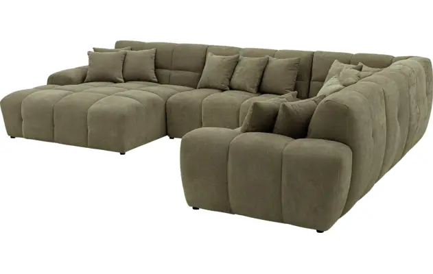 Goossens excellent u bank kubus groen stof - 8252841-goossens-excellent-kubus-bank-stof-groen-08