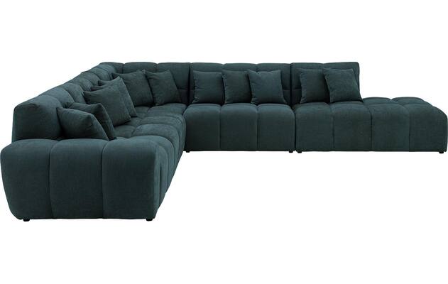 Goossens excellent hoekbank kubus groen stof - 8252877-goossens-excellent-kubus-bank-stof-groen-05