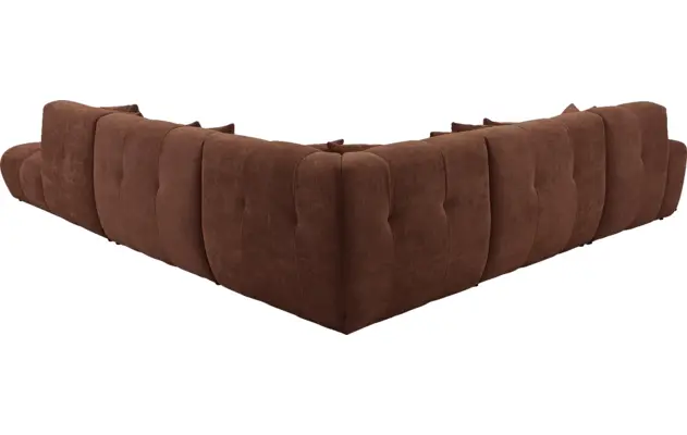 Goossens excellent hoekbank kubus bruin stof - 8252882-goossens-excellent-kubus-bank-stof-bruin-04
