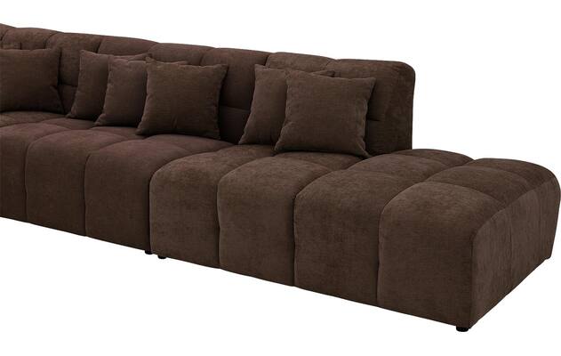 Goossens excellent hoekbank kubus bruin stof - 8252883-goossens-excellent-kubus-bank-stof-bruin-07