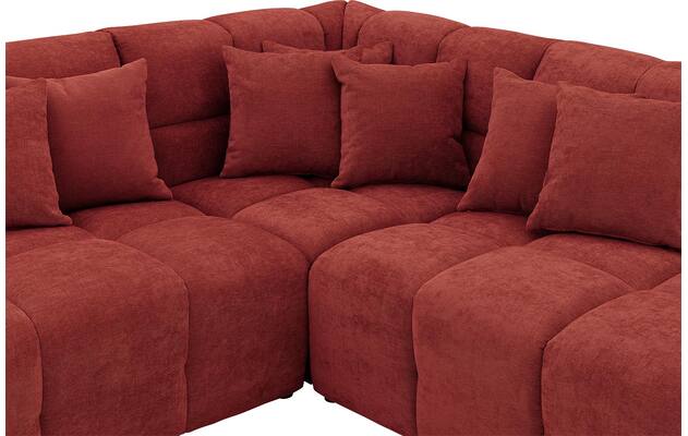 Goossens excellent u bank kubus rood stof - 8252887-goossens-excellent-kubus-bank-stof-rood-08