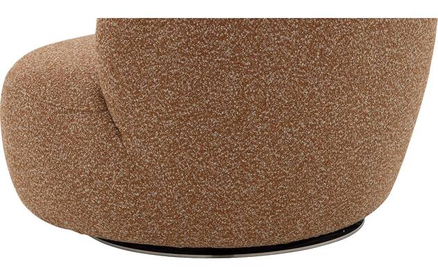 Goossens draaifauteuil avi bruin stof - 8252943-goossens-avi-fauteuil-stof-06