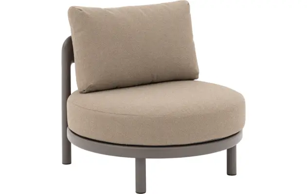 Goossens fauteuil catch of the day bruin buitenstof - 8253010-goossens-catch-of-the-day-tuinbanken-buitenstof-10