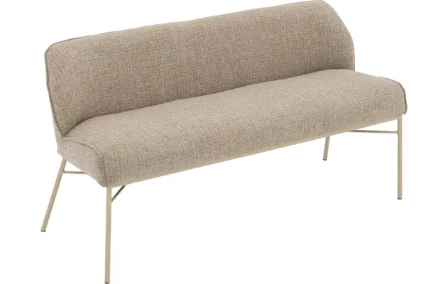 Goossens eetkamerbank rory beige stof - 8253046-goossens-rory-eetkamerstoel-stof-beige-05