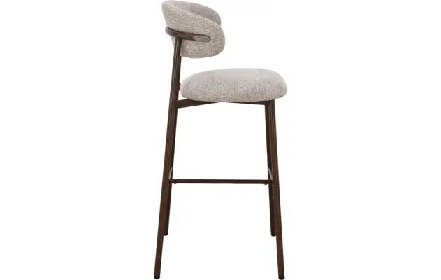 Goossens basic barstoel siem beige stof - 8260005-goossens-basic-siem-barstoel-stof-05