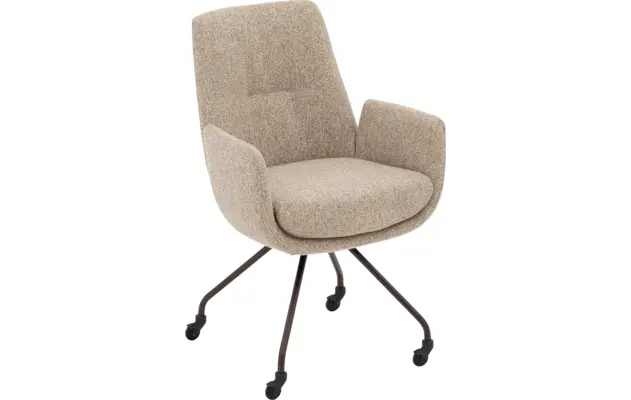 Goossens excellent eetkamerstoel mabach beige stof - 8260114-goossens-excellent-mabach-eetkamerstoel-stof-bruin-05