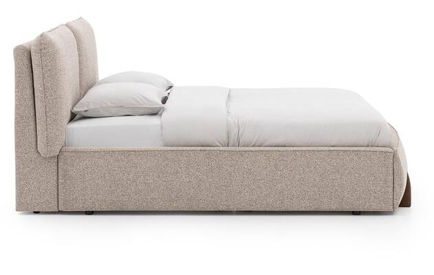 Goossens bedframe luxy bruin stof - 8260148-goossens-luxy-storage-bedframe-stof-04