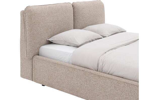 Goossens bedframe luxy bruin stof - 8260148-goossens-luxy-storage-bedframe-stof-07