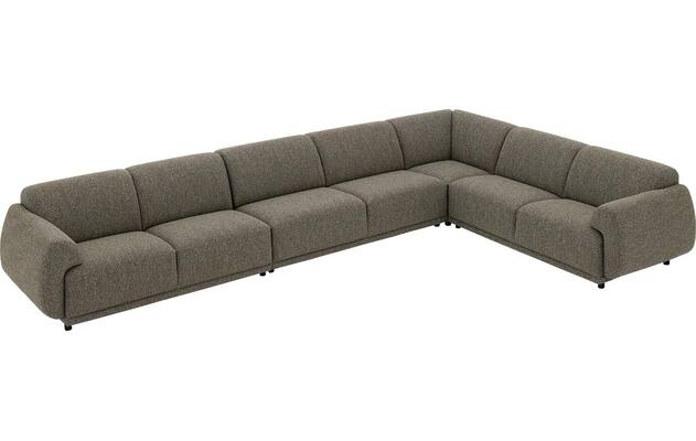 Goossens hoekbank benk groen stof - 8260157-goossens-benk-bank-stof-groen-04