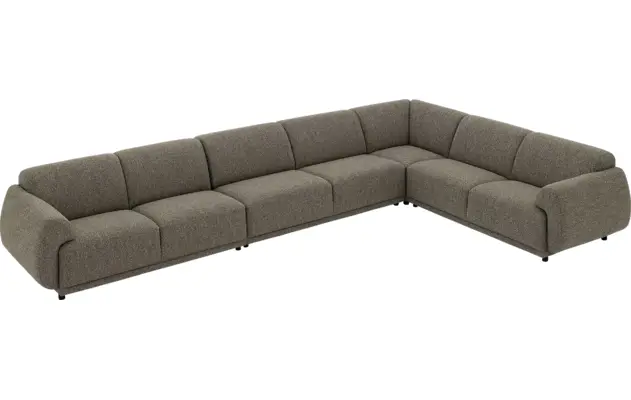 Goossens hoekbank benk groen stof - 8260157-goossens-benk-bank-stof-groen-04