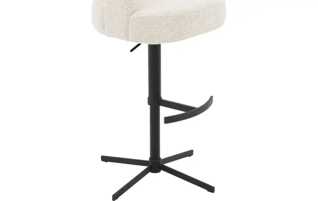Goossens excellent barstoel roma wit stof - 8260223-goossens-excellent-roma-barstoel-stof-08