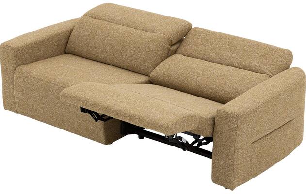 Goossens zitbank comoda geel stof - 8260249-gespiegeld-10