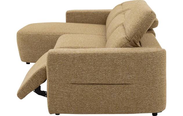 Goossens loungebank comoda geel stof - 8260250-gespiegeld-16