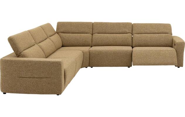 Goossens hoekbank comoda geel stof - 8260252-gespiegeld-03