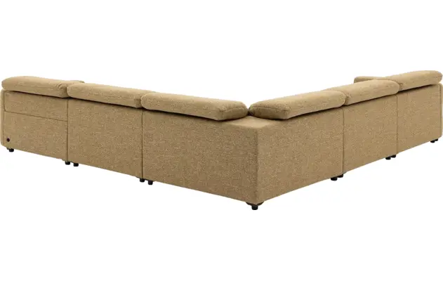 Goossens hoekbank comoda geel stof - 8260252-gespiegeld-13