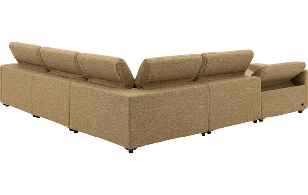 Goossens hoekbank comoda geel stof - 8260252-goossens-comoda-bank-stof-geel-14