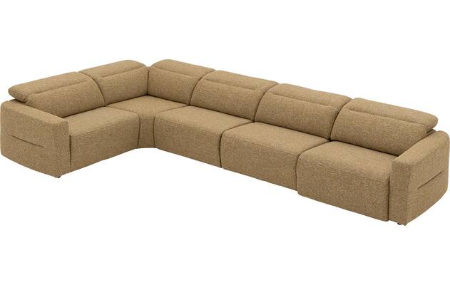 Goossens hoekbank comoda geel stof - 8260255-gespiegeld-06