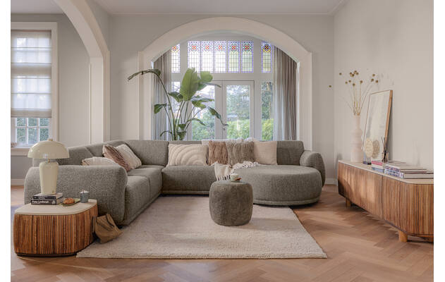 Goossens u bank benk groen stof - 8260280-goossens-benk-bank-stof-groen-01