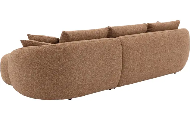Goossens loungebank ava bruin stof - 8260296-gespiegeld-17