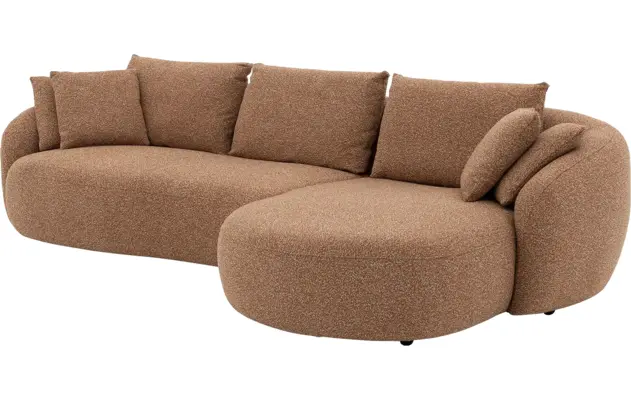 Goossens loungebank ava bruin stof - 8260296-gespiegeld-19