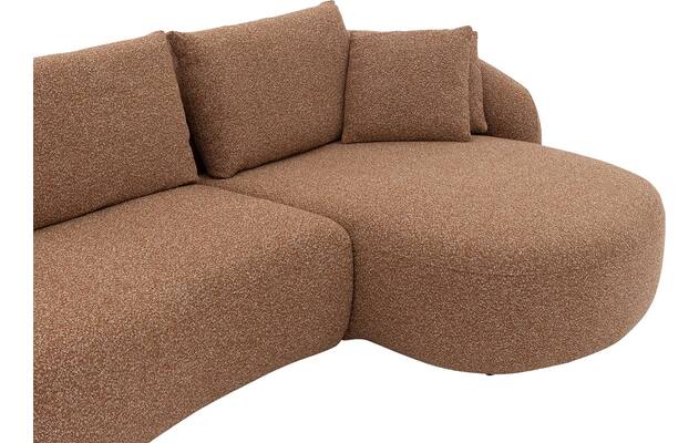 Goossens loungebank ava bruin stof - 8260296-gespiegeld-23