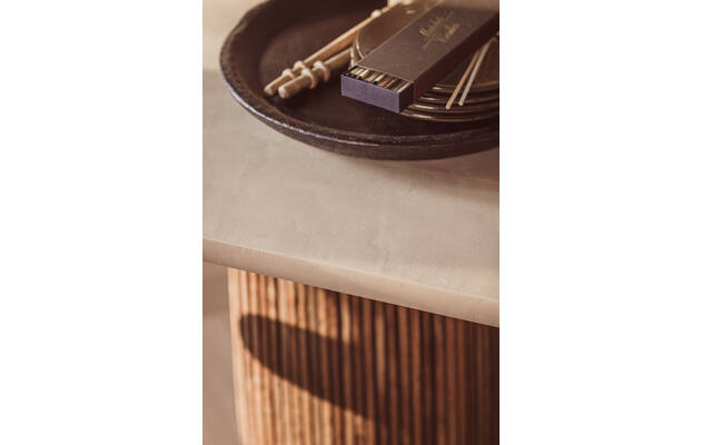 Goossens eettafel nova beige mortex - 8260325-goossens-nova-eettafel-mortex-beige-11